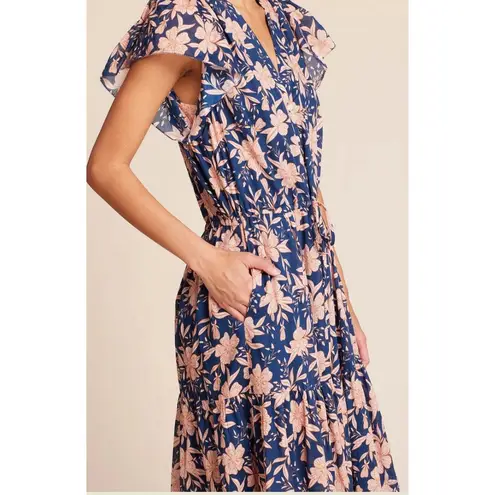 Birds of Paradis by trovata Kristi Midi Dress Blue