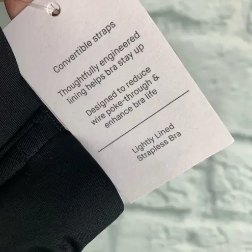 Auden Lightly Lined Strapless Wear Your Way Bra 32AA NWT Black Size undefined