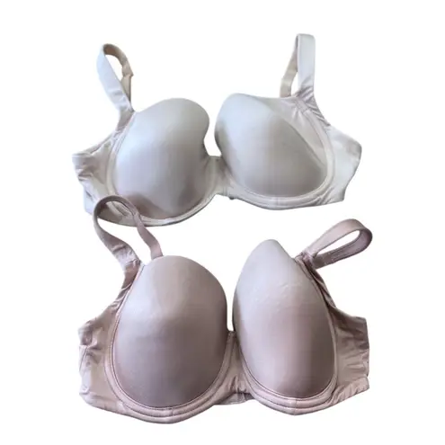 Soma (2) stunning support Smooth Full Coverage Bras - Cream and blush Size 34DD - Image 6