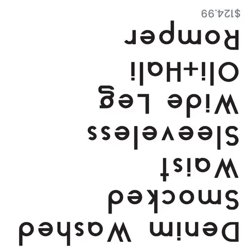 Denim Washed Smocked Waist Sleeveless Wide Leg Oli+Hali Romper NWOT Blue Size L