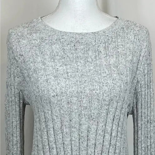 American Eagle  Gray & White Ribbed Sweater Dress NWOT