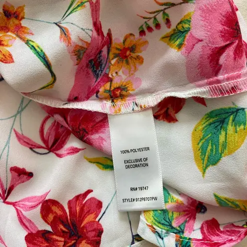 Pioneer Woman Square Neck Raglan Sleeve Floral Top M Size M