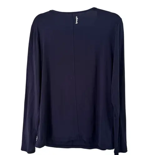 Allbirds Navy Blue Tencel Merino Wool Long Sleeve T-shirt Womens Size Small