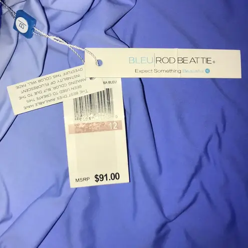 Bleu Rod Beattie New Blue tie dye Tankini Top 10