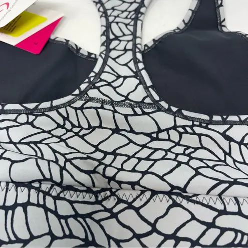 Moving Comfort Switch it up Racer sports bra in Sterling Woven size L Large NWT