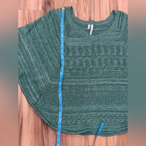 Studio Y πππVintage Green With Metallic Green Threads Flowy Short Sleeve Shirt πππ