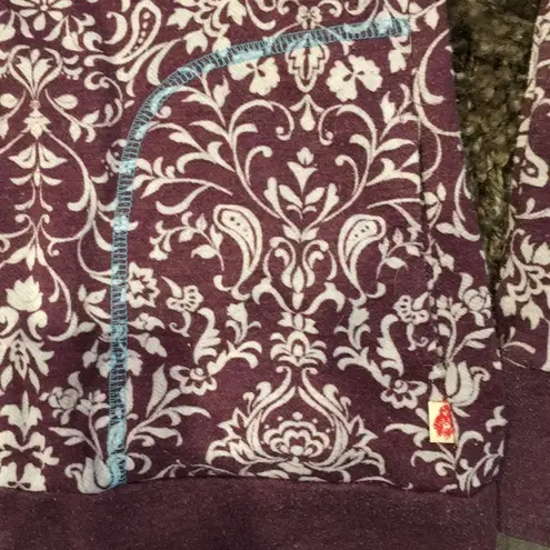 🎉 Curious gypsy Purple burnout zip jacket size M Purple Size M