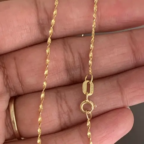14k Gold Twisted Rope Chain