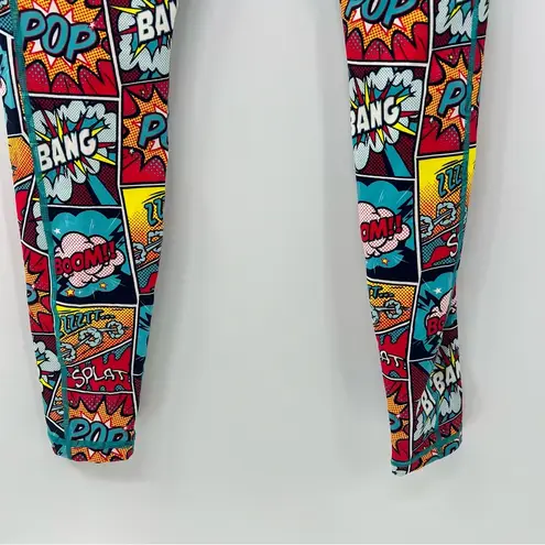 Constantly varied gear leggings boom pop comic book all over print size … Blue