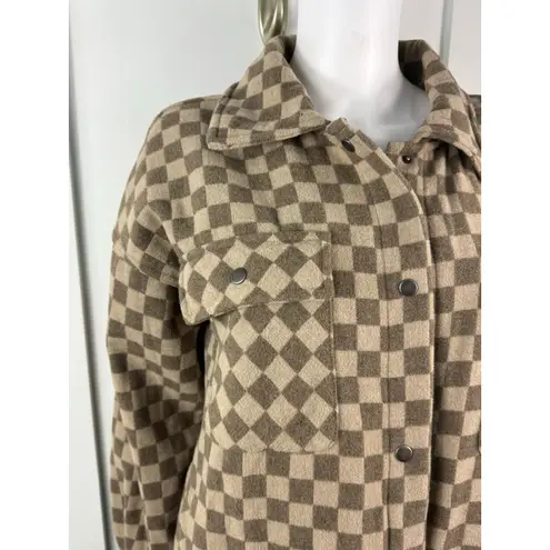 Beautiful Women’s Fornia Shacket Size S/M Brown