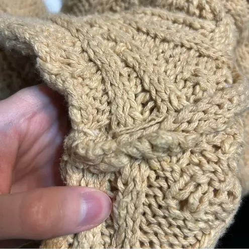 Free People  Isla Cable Knit Tunic Sweater Size XS