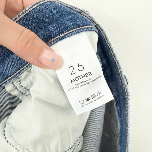 MOTHER Denim Mother The Hustler Ankle Fray in Understudy