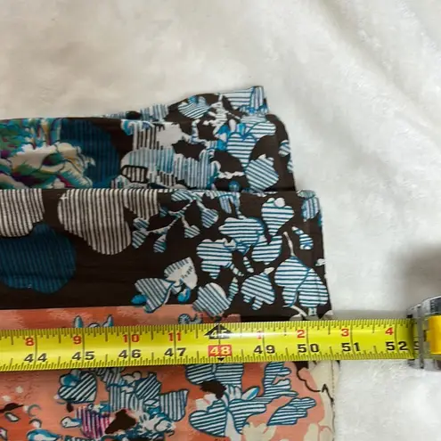 Fire Los Angeles Asymmetrical Pink and Green Gown