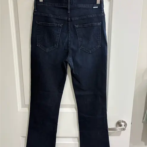 Mother Insider Crop two step fray jeans size 27 Blue