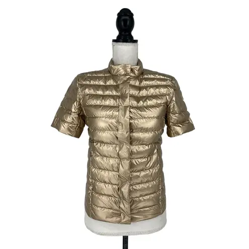 J. McLaughlin  Sarabeth Puffer Jacket Gold