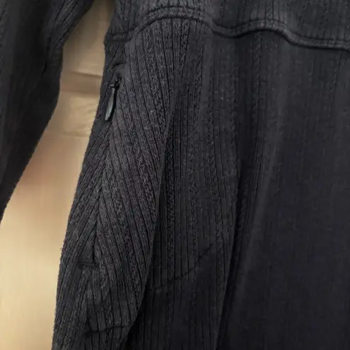 Toad&Co Rosalinda Dress Cable Rib Knit True Navy Blue Size Medium Braided