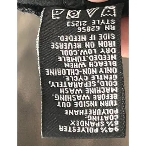 Hue Leatherette Leggings | M | Goth Biker Core Stretch Fit