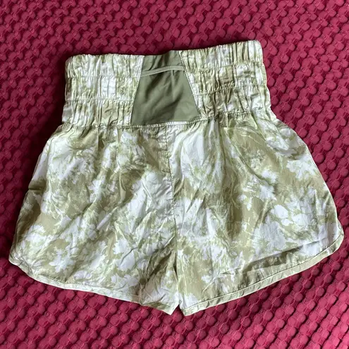 Free People Movement Green Athletic Shorts Women’s Size S | Lined Running Training Gym