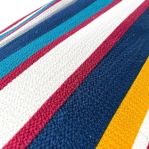 Superfoxx Striped Wrap Flutter Sleeve Midi Dress Multicolor Size Large