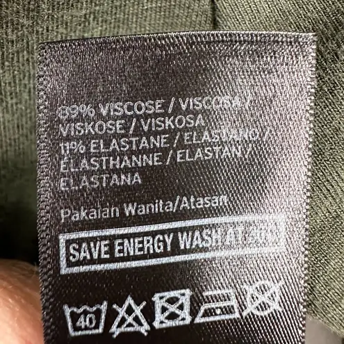 Ivy Park by Beyoncé | XXS | Dark Khaki Green Logo Ribbon Long Sleeve Bodysuit