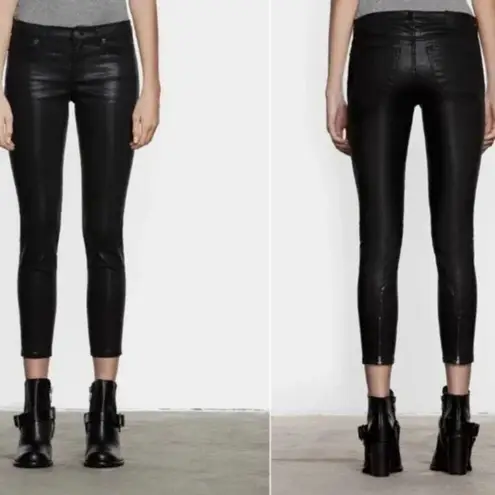 All saints Petrel Brodie Wax Coated Wet Jeans