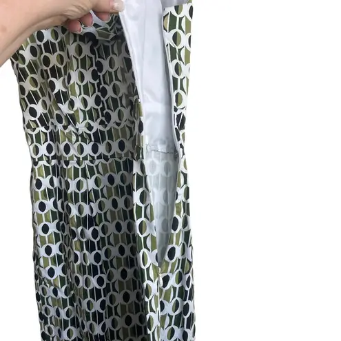 Julian Taylor Dress Women 6 Geometric Ruffle Collar Workwear Office Event Travel