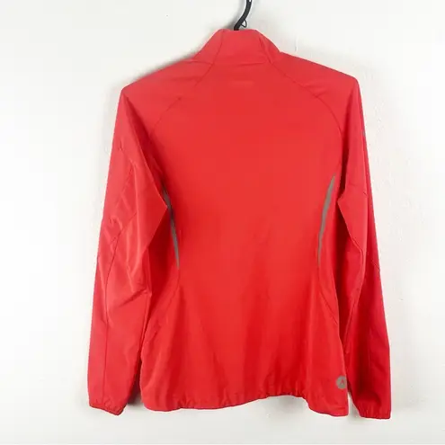 Marmot Orange Lightweight Long Sleeves Half Zip Pullover, Size Medium
