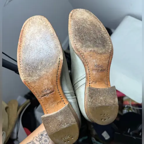 N.D.C Hand Made Spain Sunday Braid Boots Slip On Tan EU 37.5 US 6.5 Western