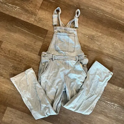 Wild Fable Oversized Distressed Denim Overall Bibs 