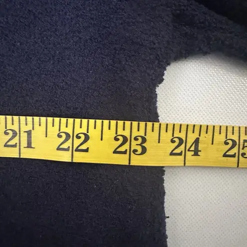 Big Dogs Pullover Fleece V Neck Blue Embroidered Sporty Warm Casual Lounge L