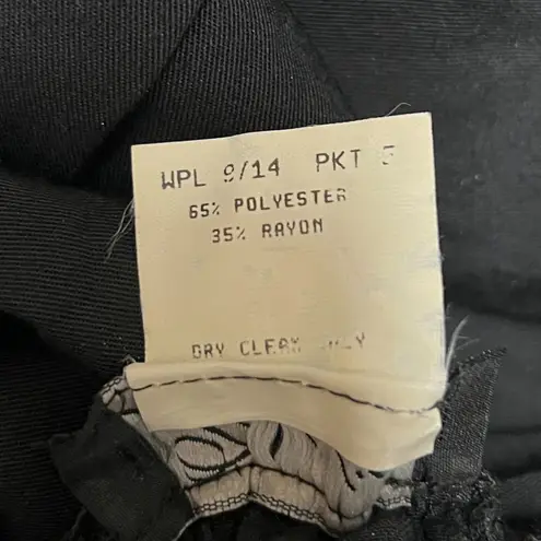 Radcliffe Skirt Womens 12 Black Midi Casual Office Modest Neutral Minimalist