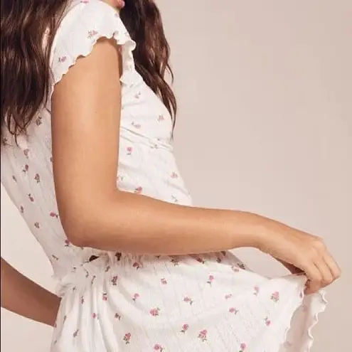 ✨For Love And Lemons Blossom Pointelle Sz Small Top✨ White