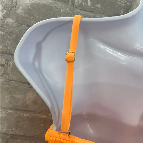 Dry Goods Cyn & Luca Orange Textured Bikini Set Size undefined