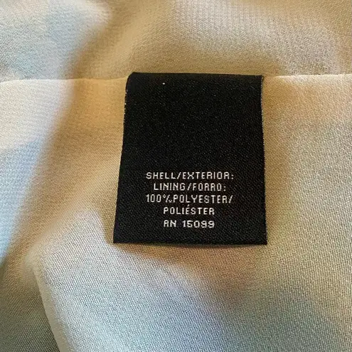 Apostrophe Leopard Print and Aqua Skirt, Chiffon, Size MP