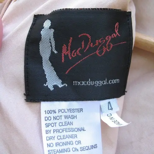 Mac Duggal 30700 Womens Shimmering Pleated A Line Gown Dress Pockets