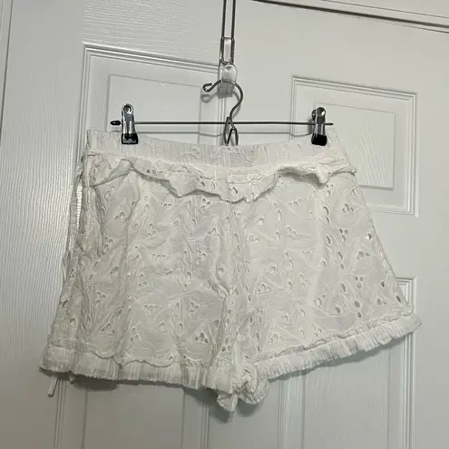 IRO Mikos Broderie Anglaise Cotton Shorts