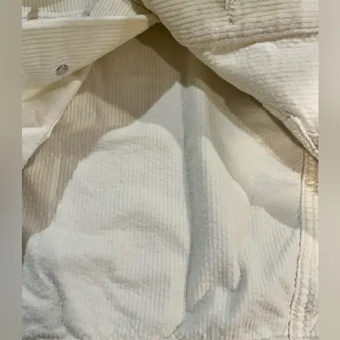 ETICA Jacket Cream Courdory Small Chelsey Mini Crop Utility Trucker Pockets NWT