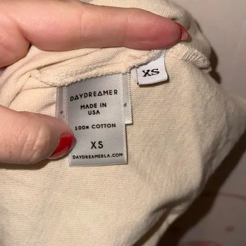 Daydreamer Womens XS Def Leppard Stacked Crop Graphic Tee