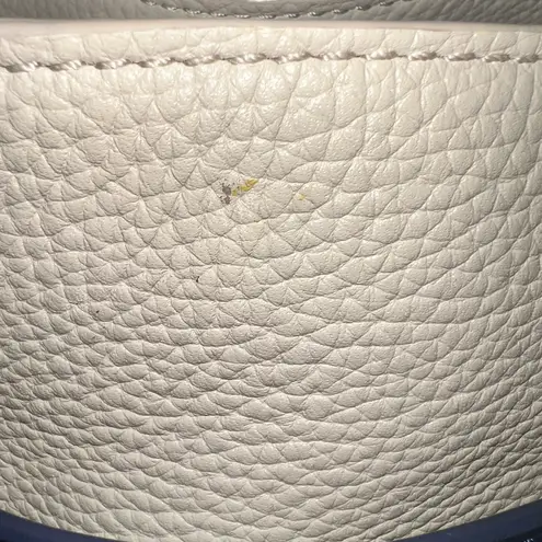 Tory Burch Leather Ellen Colorblock Leather Satchel Handbag Hobo Bag, Preloved Tan