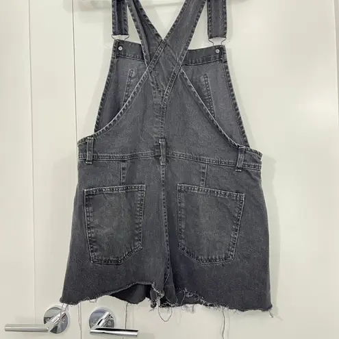 We The Free  Medium Black Ziggy Denim Shorts Overalls