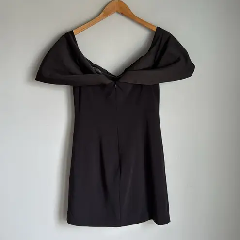 Monique Lhuillier ML Luna Crepe Mini Dress