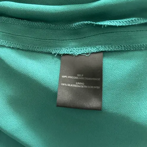 Tibi Green Peplum Sheath Mini Dress Cocktail