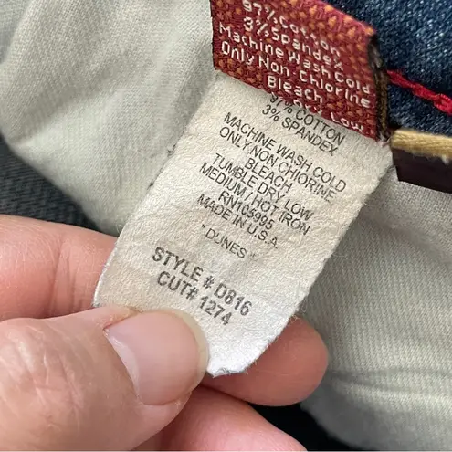 Vintage Flare Jeans rhinestone paisley mid