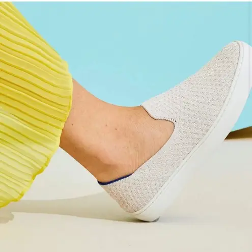 Rothy's  Salt White Honeycomb Knit Sneakers 9.5