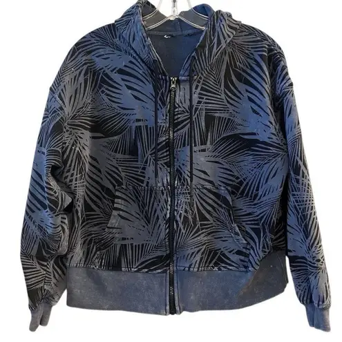 JoyLab Women's Floral Full Zip Hoodie Jacket Size M Multicolor Casual