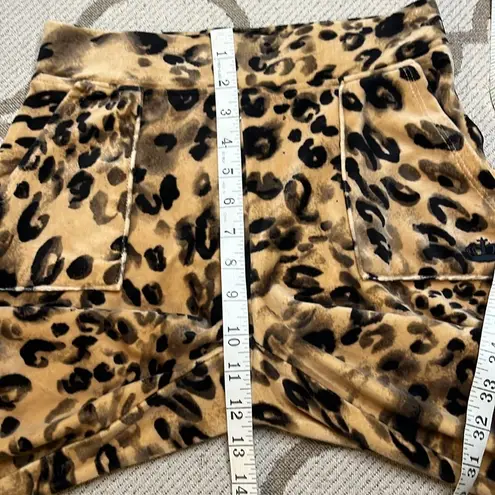 Juicy Couture 🐆  Velour Leopard Print Straight Leg high waisted lounge pants