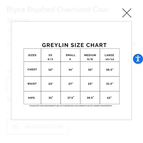 Greylin Bryce Brushed Oversized Long Coat Brown Button XS Winter Quiet Luxury