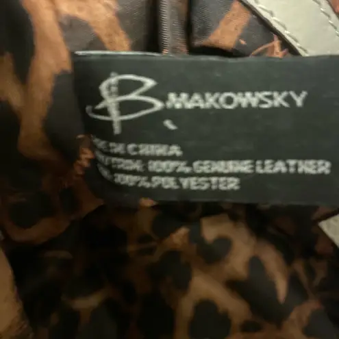 B Makowsky B Makowski Tan Leather Tote/Shoulder Bag 12”x16” Slight Mark Bottom