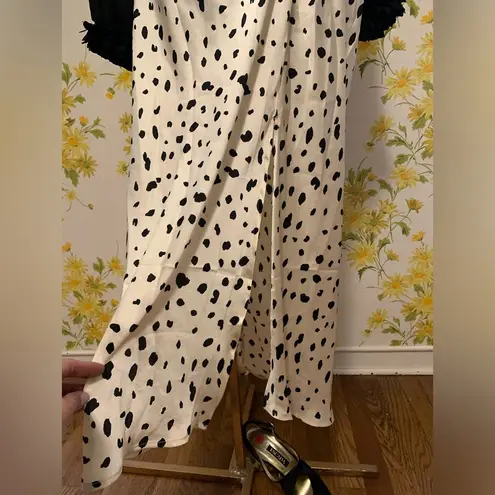 Sans Souci NWT Ruched Side-Slit Maxi Skirt size L