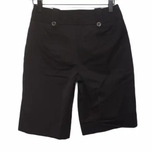 White House | Black Market WHBM Bermuda Black Chino Shorts